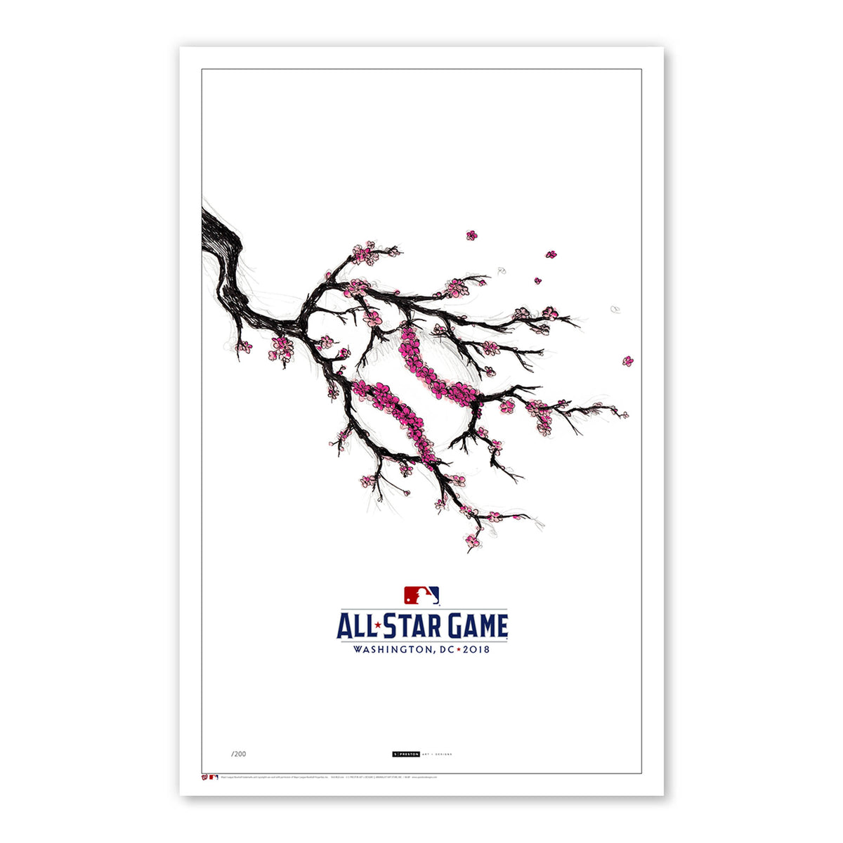 2018 MLB All-Star Game Sketch Poster Print (Sold Out)