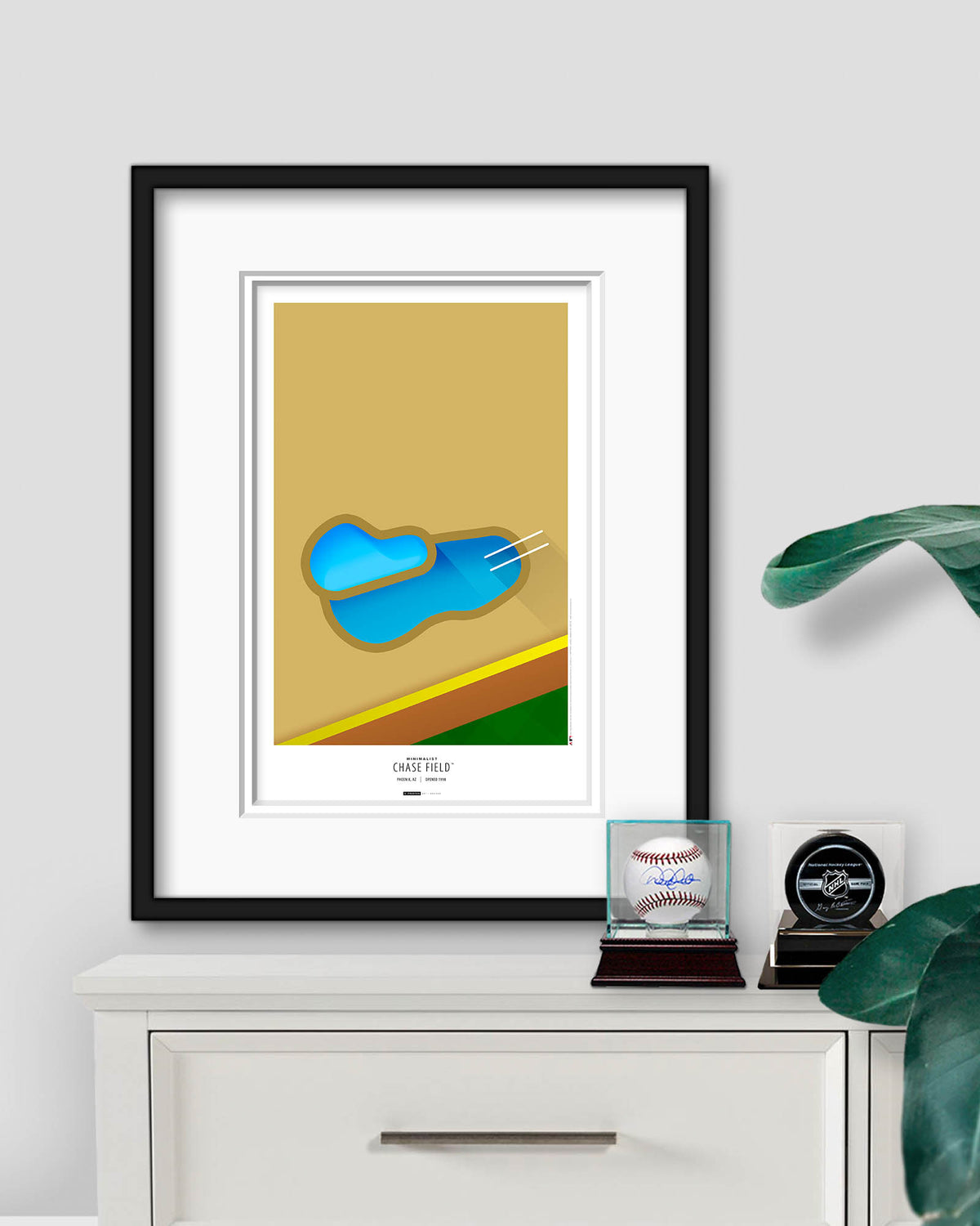 Minimalist Chase Field Art Print