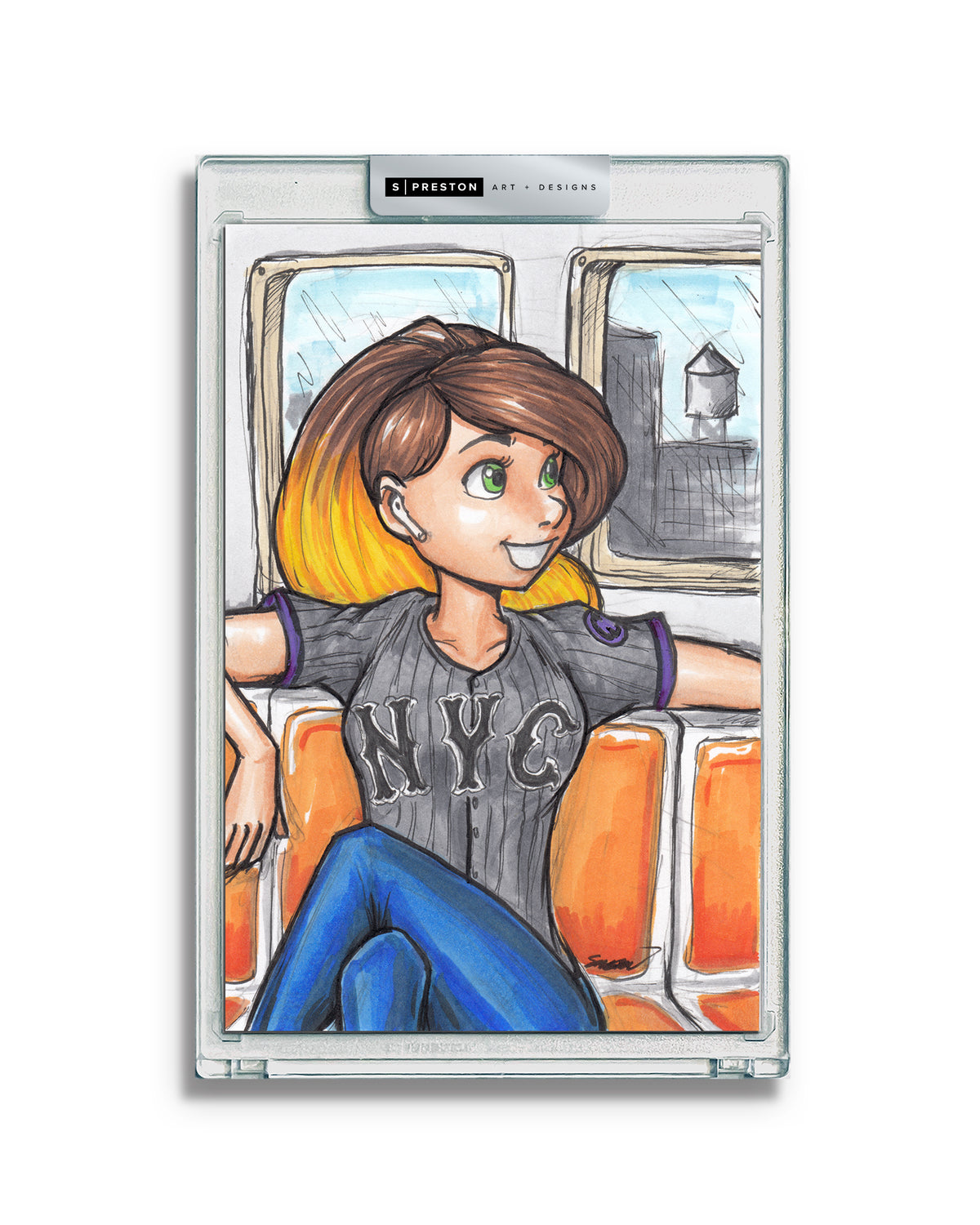 WinS® Every Day Konni Mackenzie Original Art Card Slab 2024-04-18