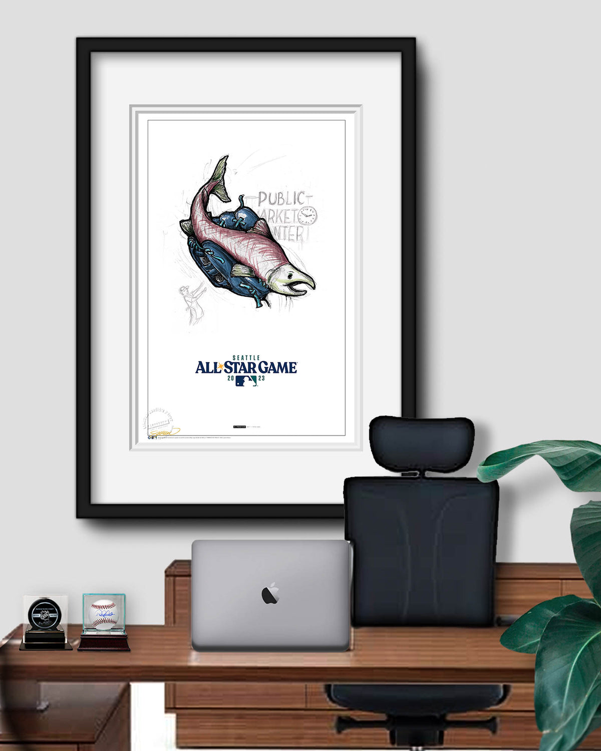 2023 MLB All-Star Game Sketch Limited Edition Print
