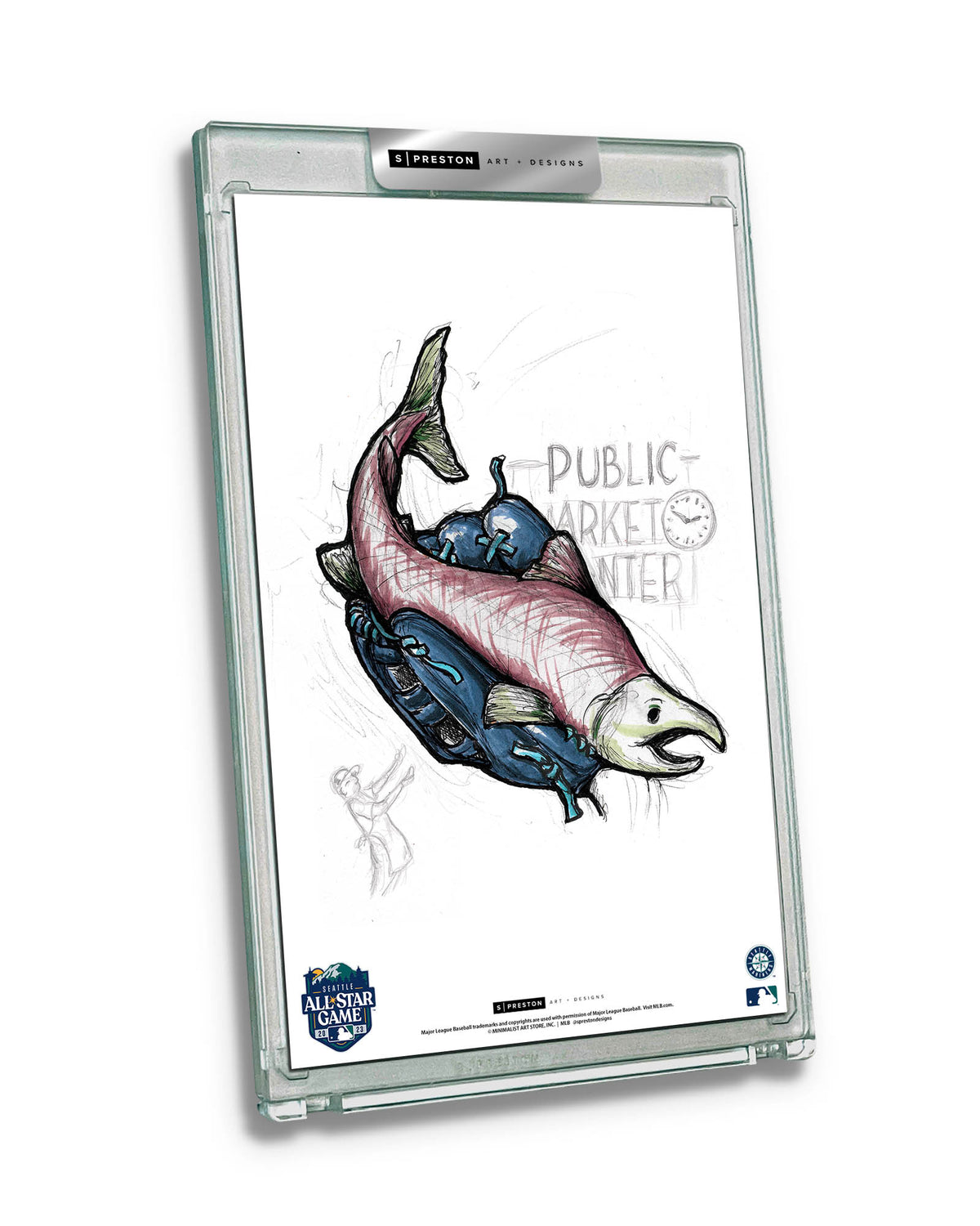 2023 MLB All-Star Game Sketch Art Card Slab - SOLD OUT