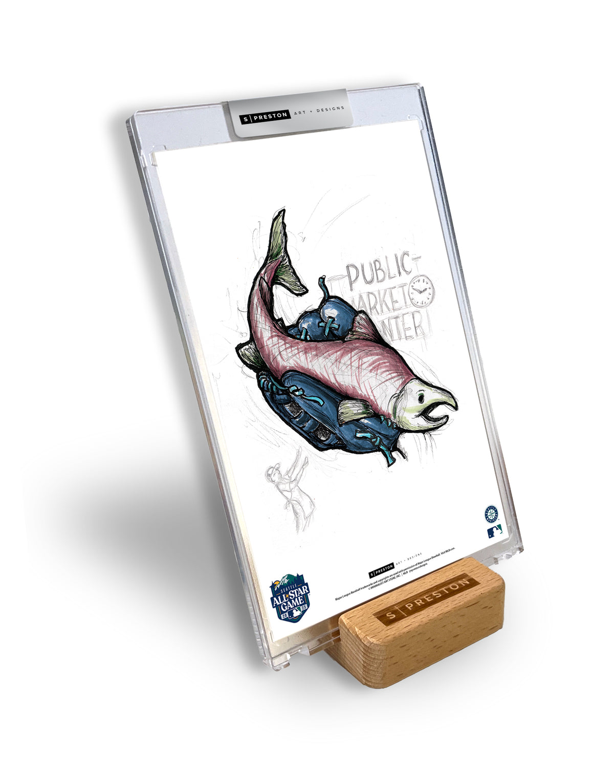 2023 MLB All-Star Game Sketch Art Card Slab - SOLD OUT