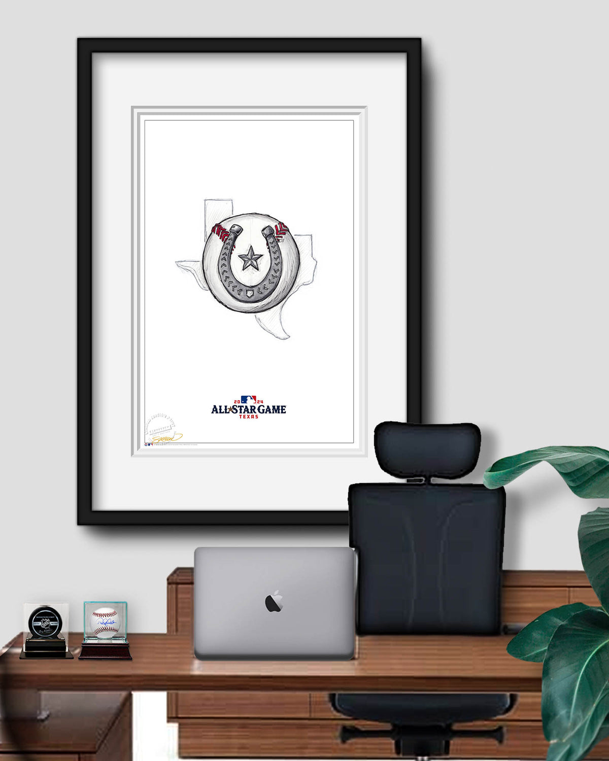 2024 MLB All-Star Game Sketch Limited Edition Print