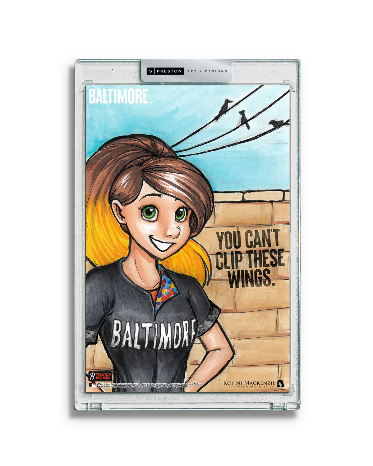 WinS® Baltimore Orioles City Connect - Konni Mackenzie Art Card Slab