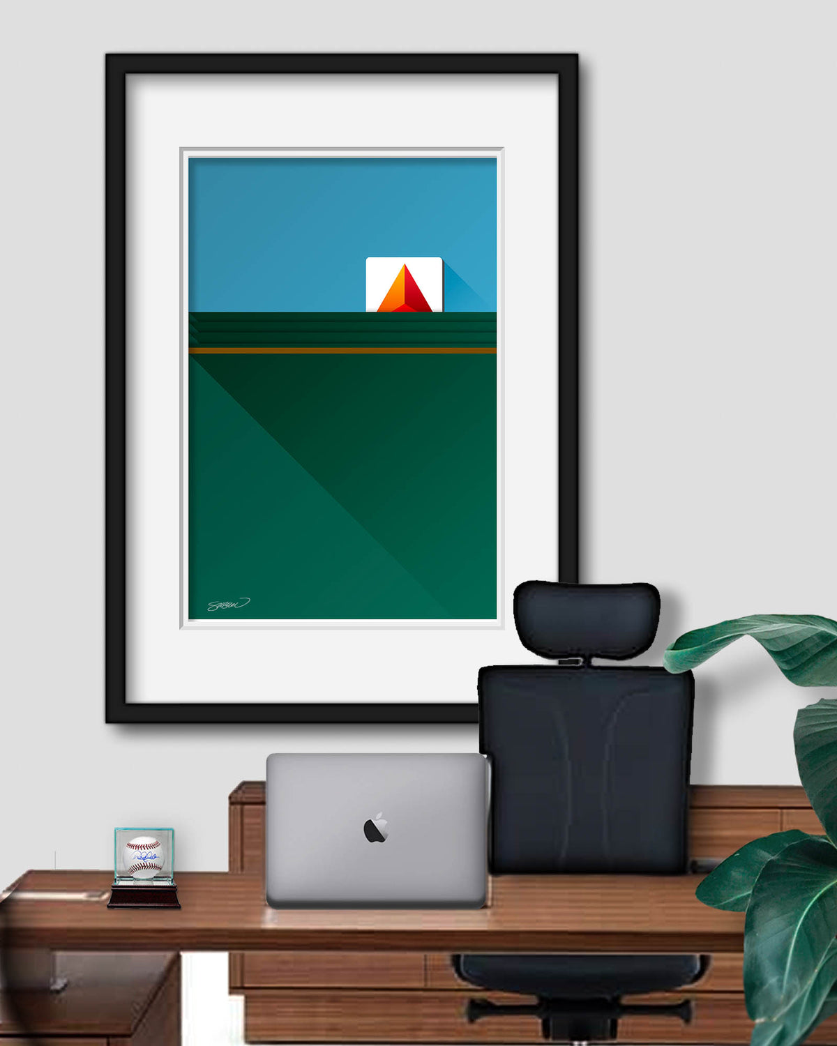 Minimalist Fenway Park Art Print