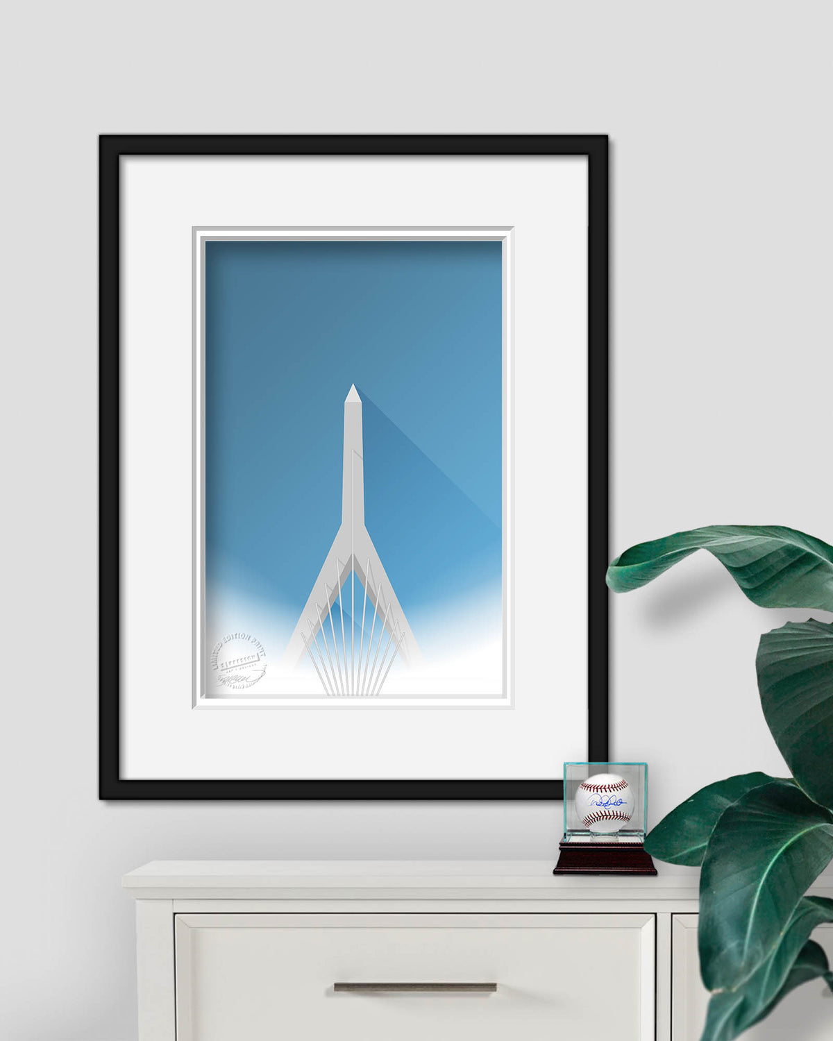 Minimalist Zakim Bridge - Boston