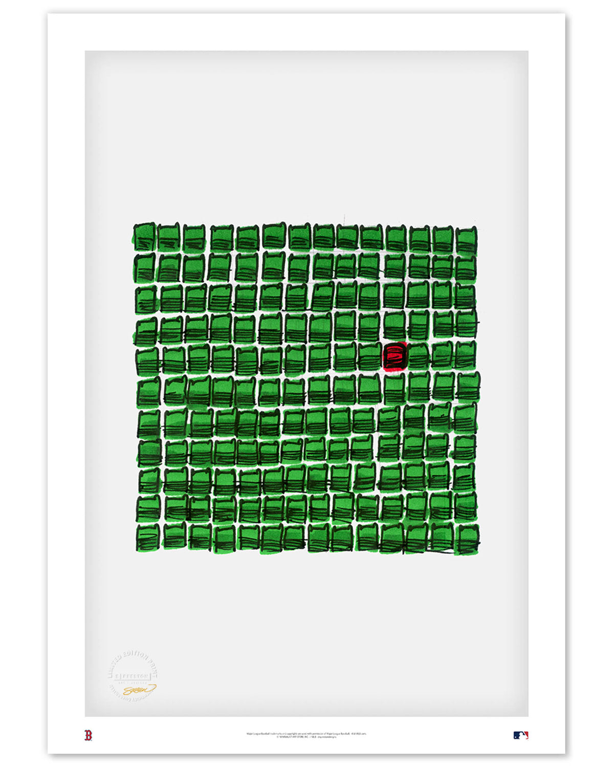 Fenway Park Ink Sketch