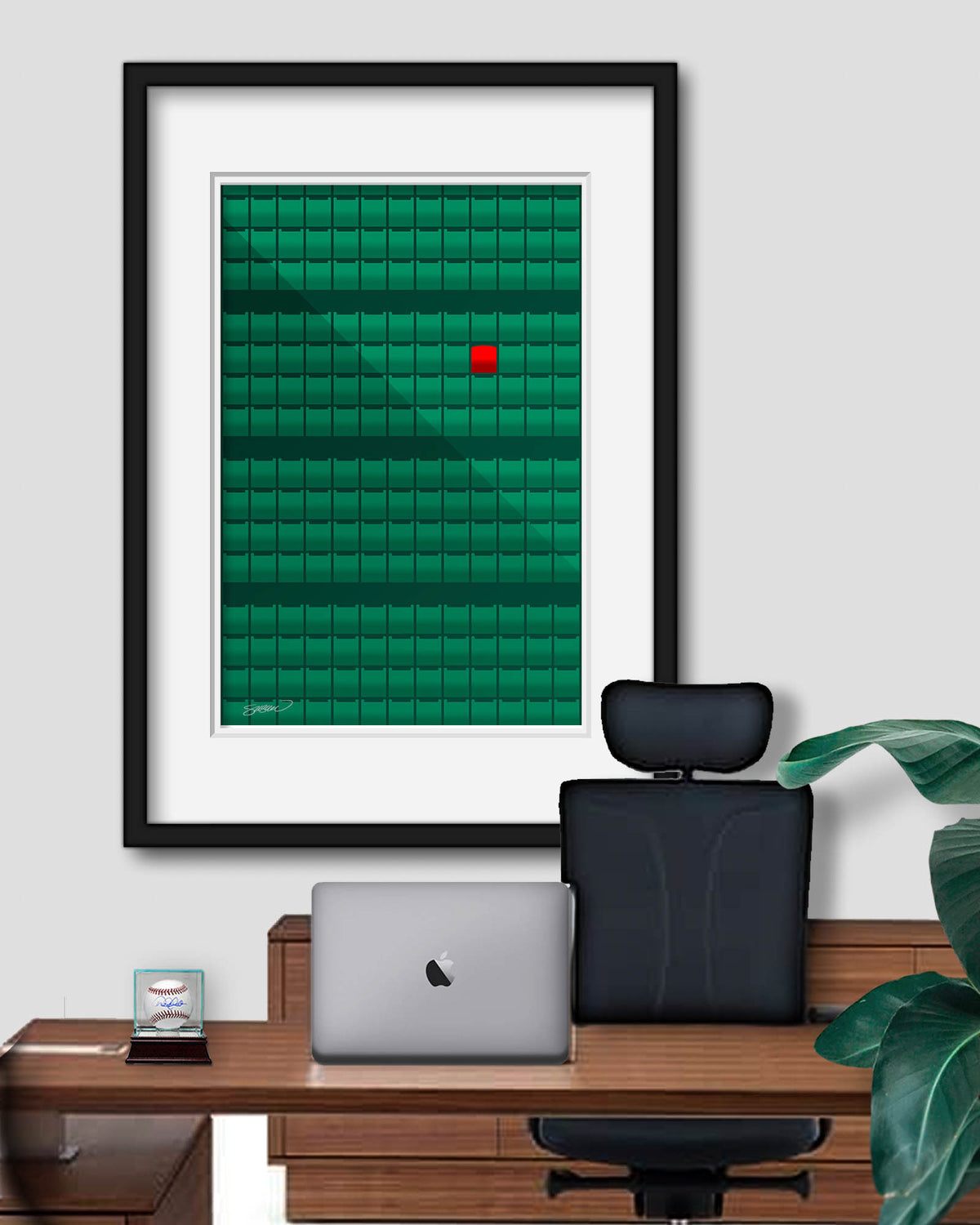 Minimalist Fenway Park Art Print