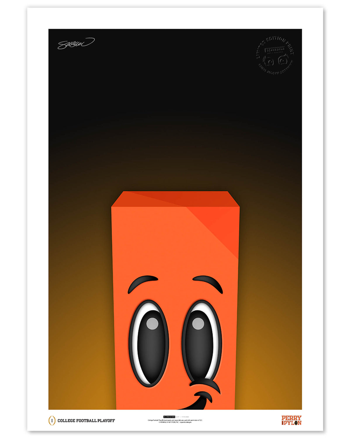 Minimalist Perry The Pylon Limited Edition Art Print