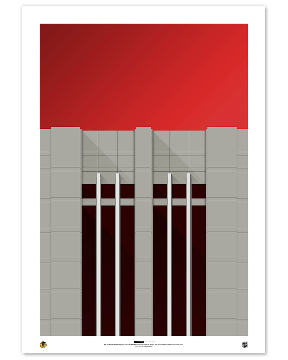 Minimalist United Center