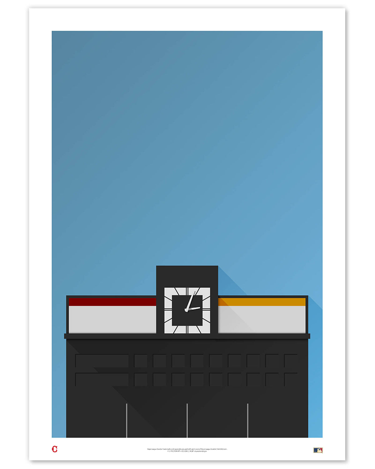 Minimalist Crosley Field Art Print