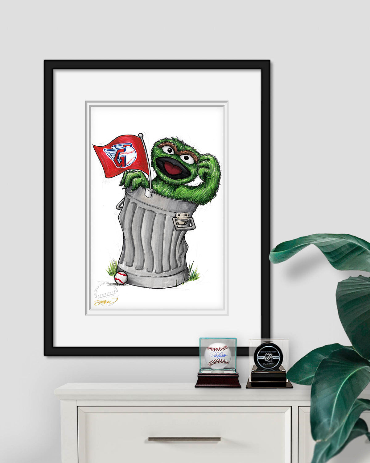 Oscar Rep Your Colours x MLB Guardians Limited Edition Art Print