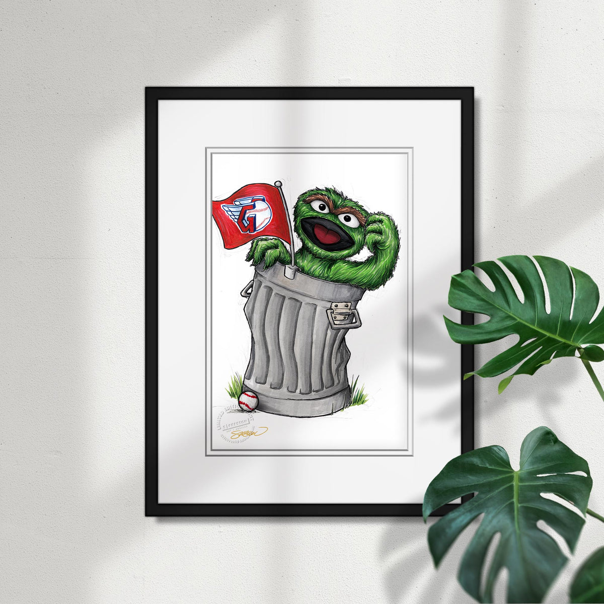 Oscar Rep Your Colours x MLB Guardians Limited Edition Art Print