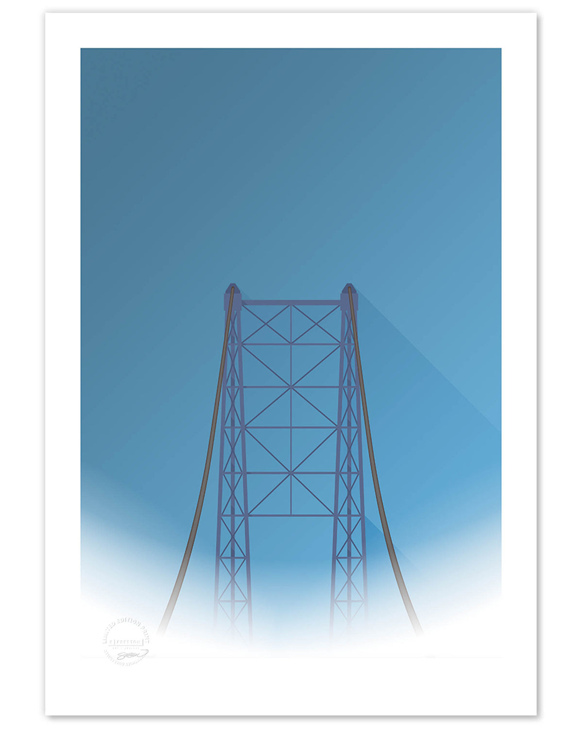 Minimalist Royal Gorge Bridge - Colorado