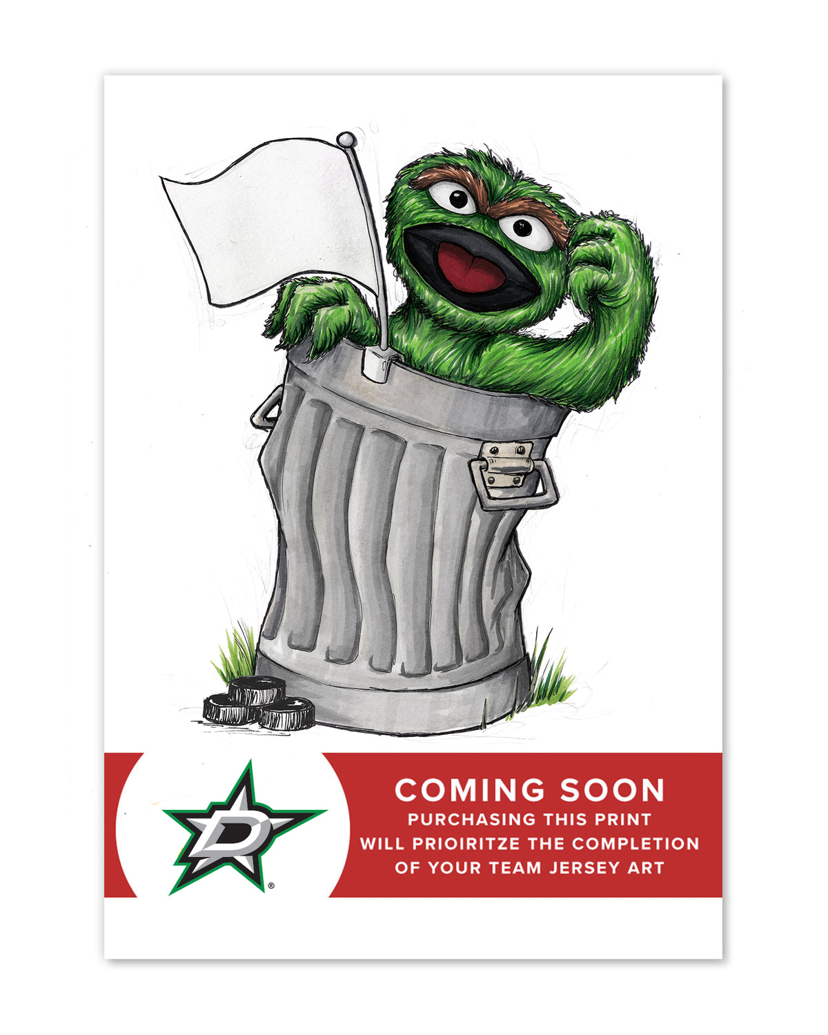 Oscar Rep Your Colours x NHL Stars Limited Edition Art Print