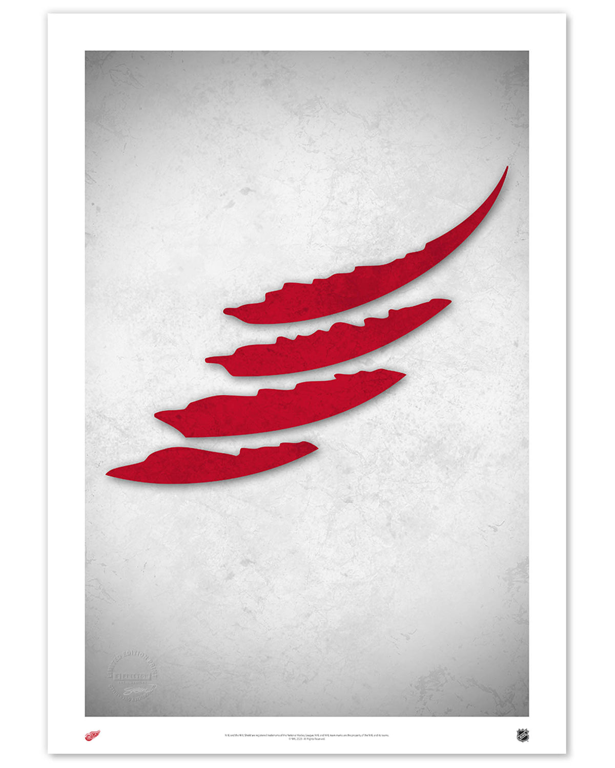 Minimalist Logo - Detroit Red Wings