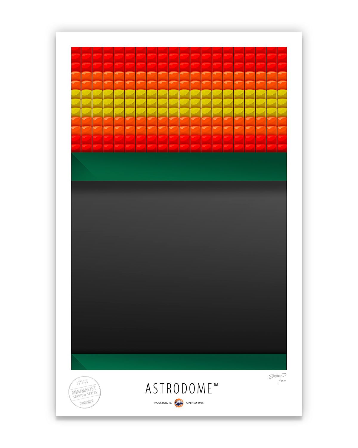 Minimalist Astrodome Art Print