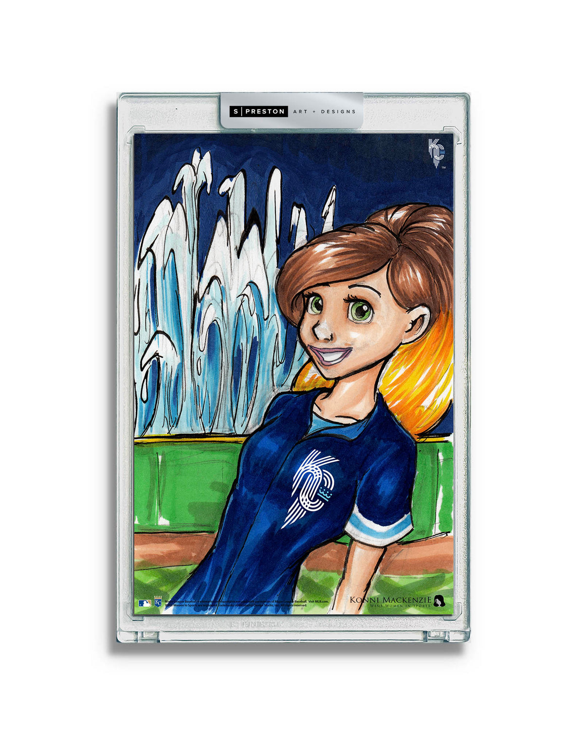 WinS® Kansas City Royals City Connect - Konni Mackenzie Art Card Slab