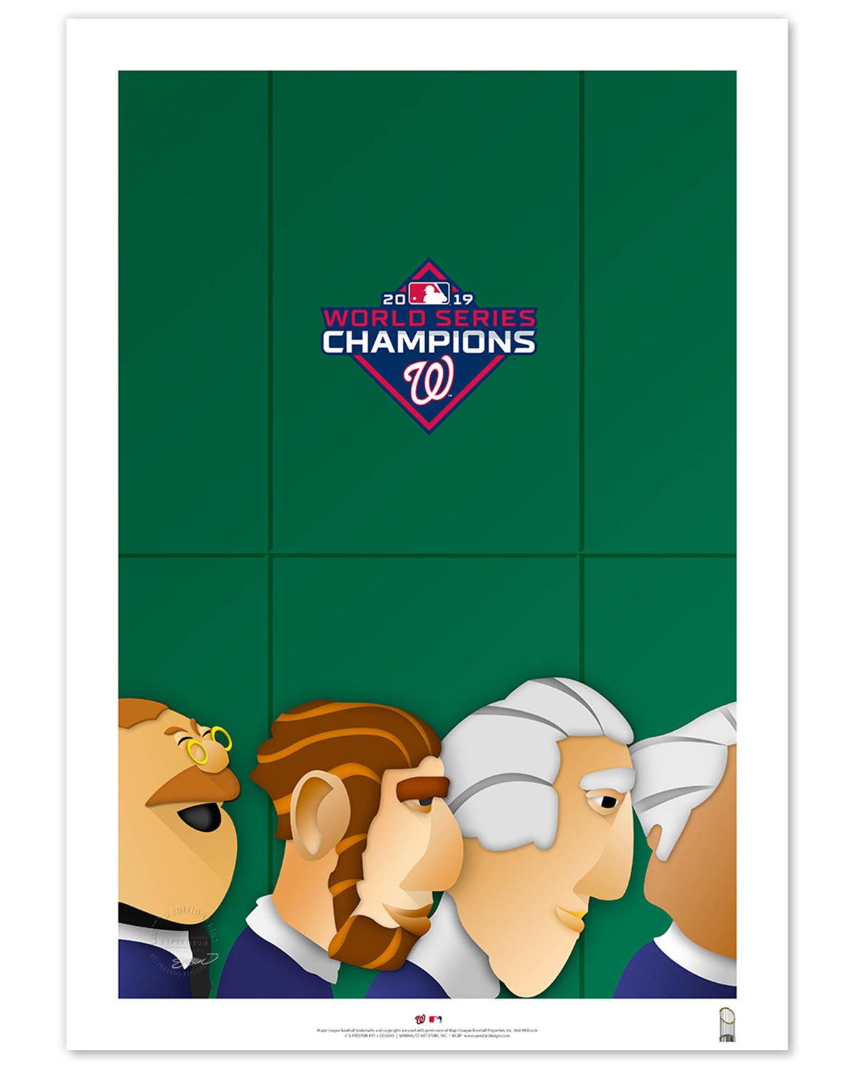 Minimalist Nationals Park - World Series 2019 Variant