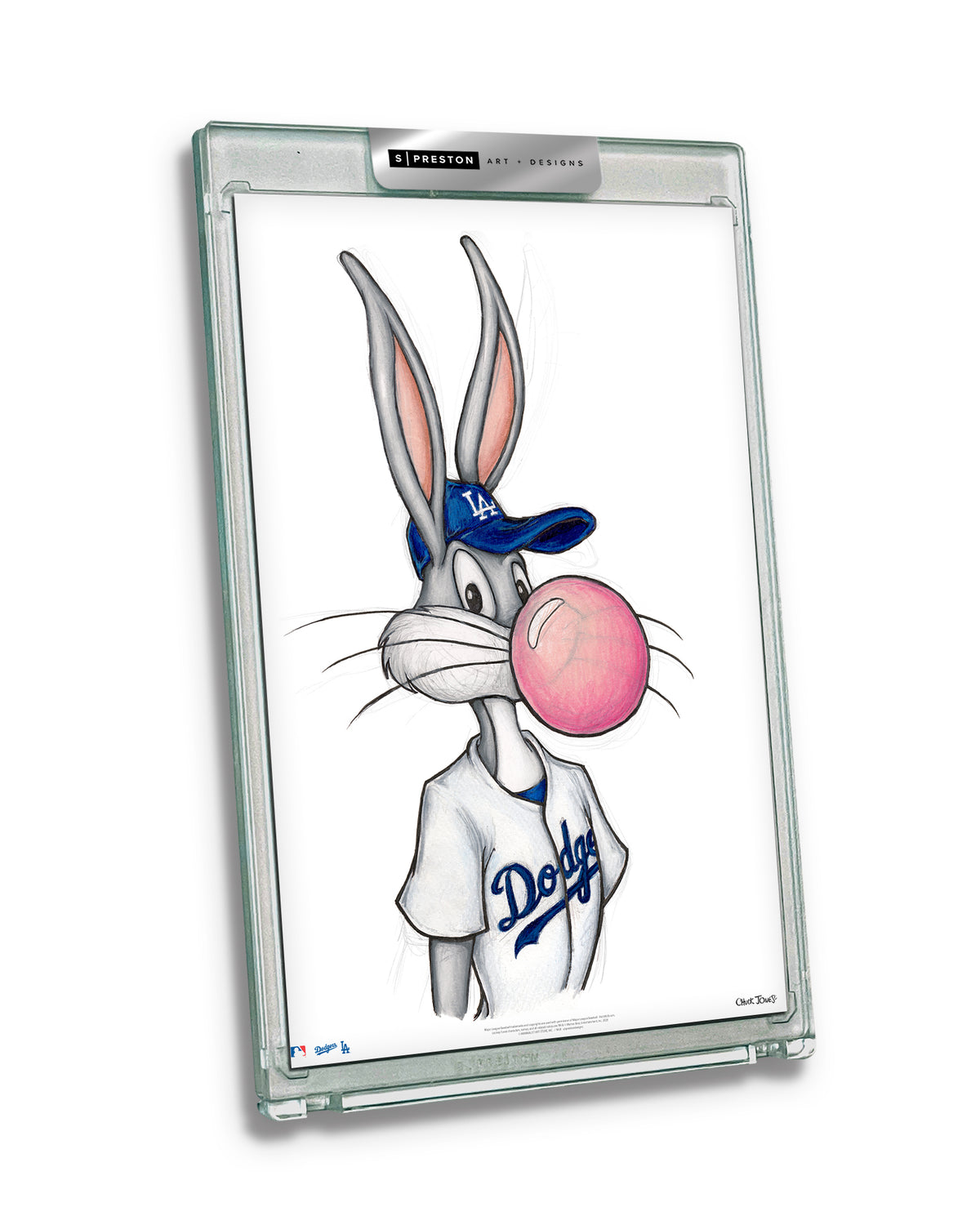 Bubblegum Bugs x MLB Dodgers Limited Edition Art Card Slab
