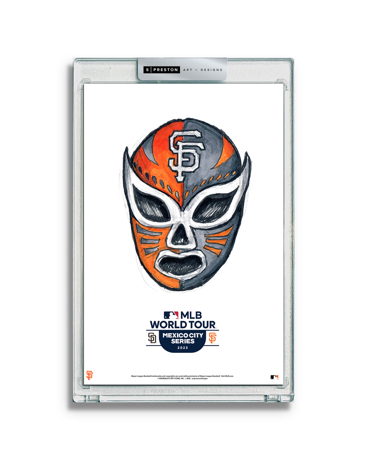 Mexico Series 2023 Ink Sketch Giants Limited Edition Art Card Slab