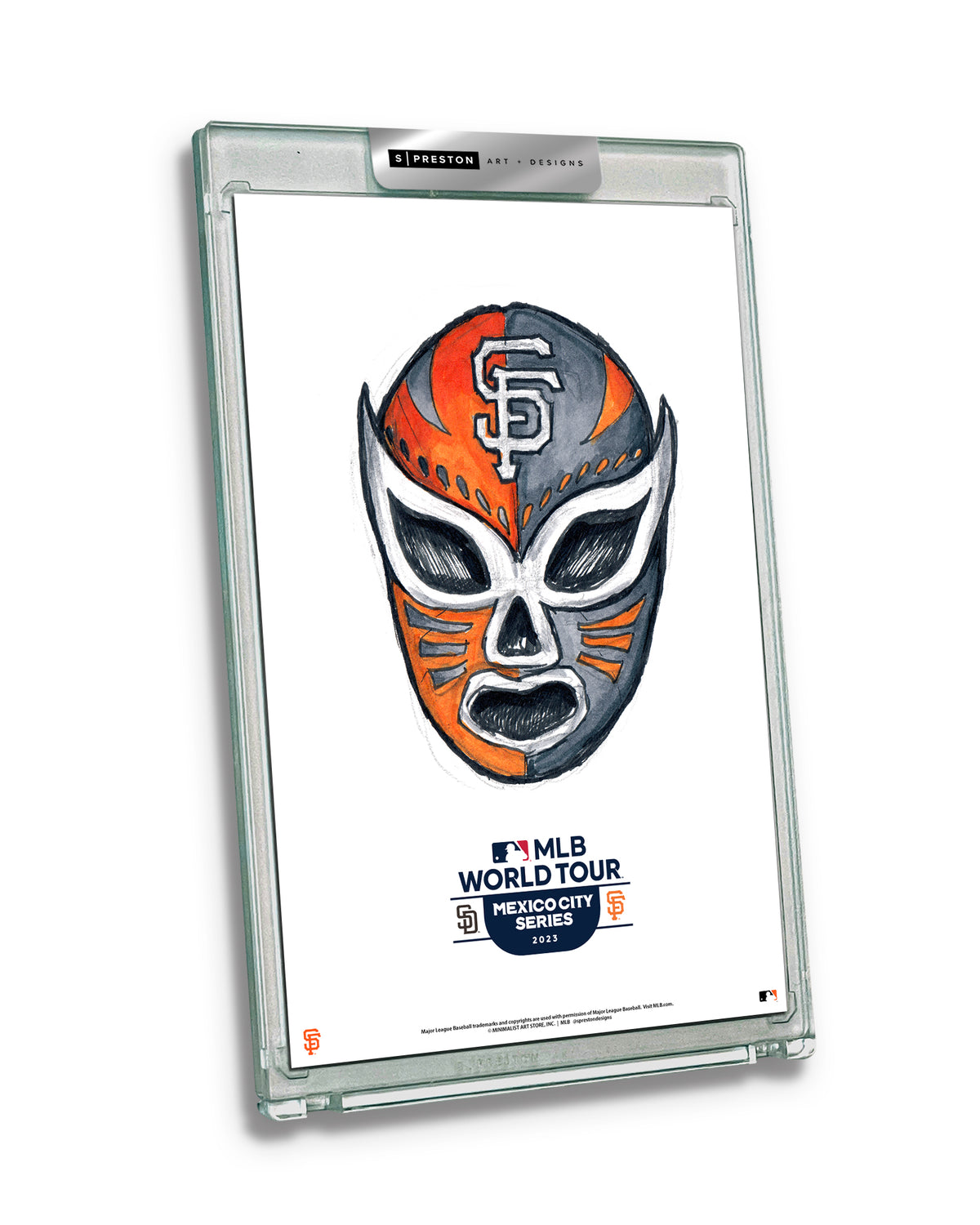 Mexico Series 2023 Ink Sketch Giants Limited Edition Art Card Slab
