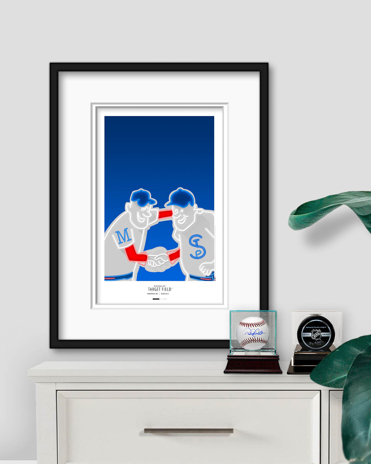 Minimalist Target Field Art Print