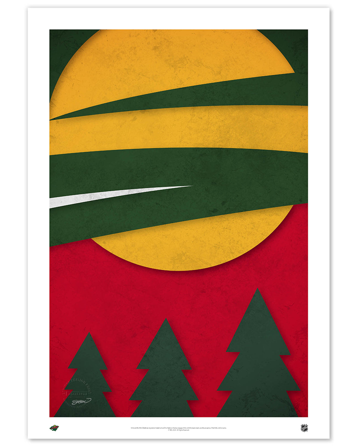 Minimalist Logo - Minnesota Wild