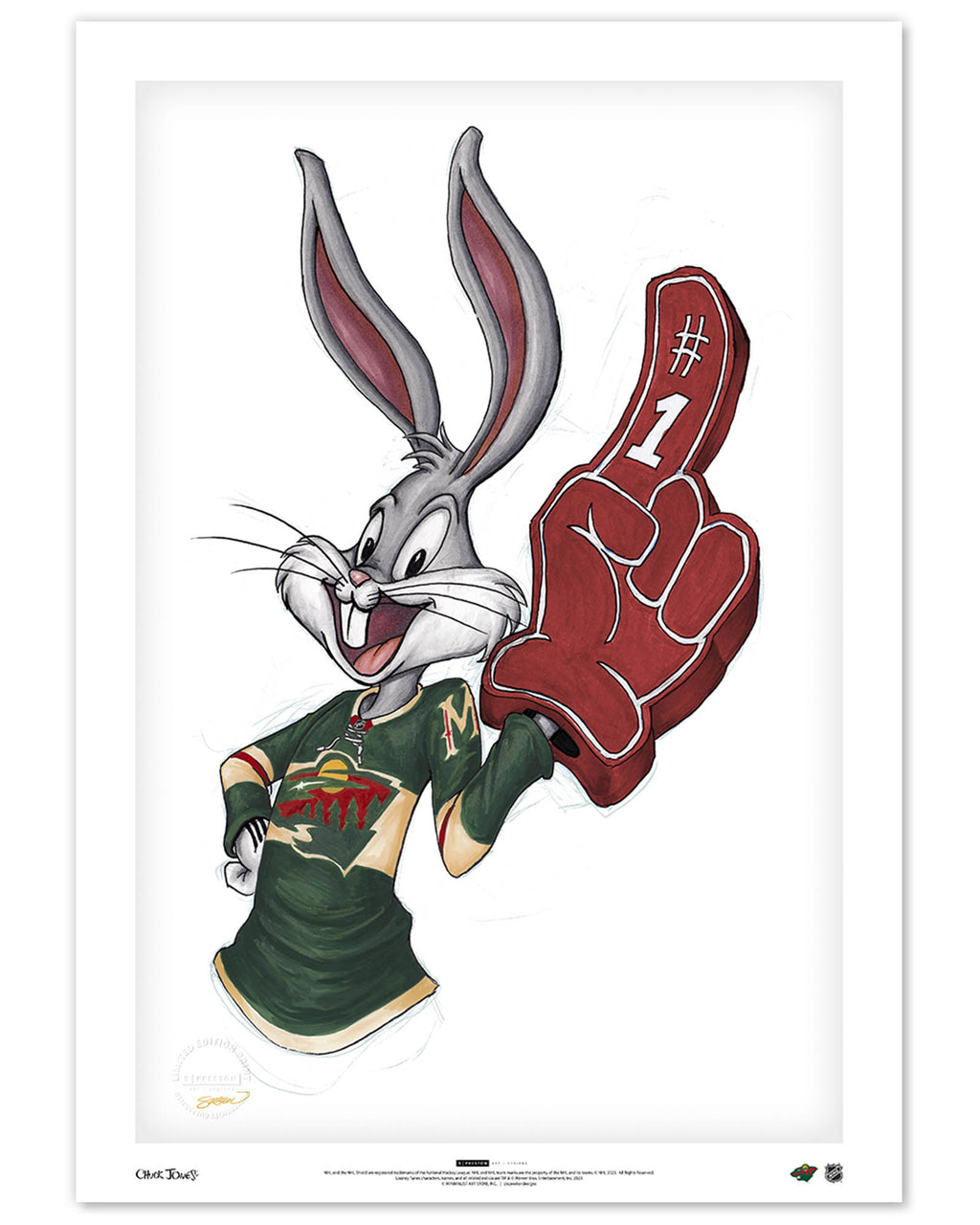 Rabbit Hockey Fan x Wild