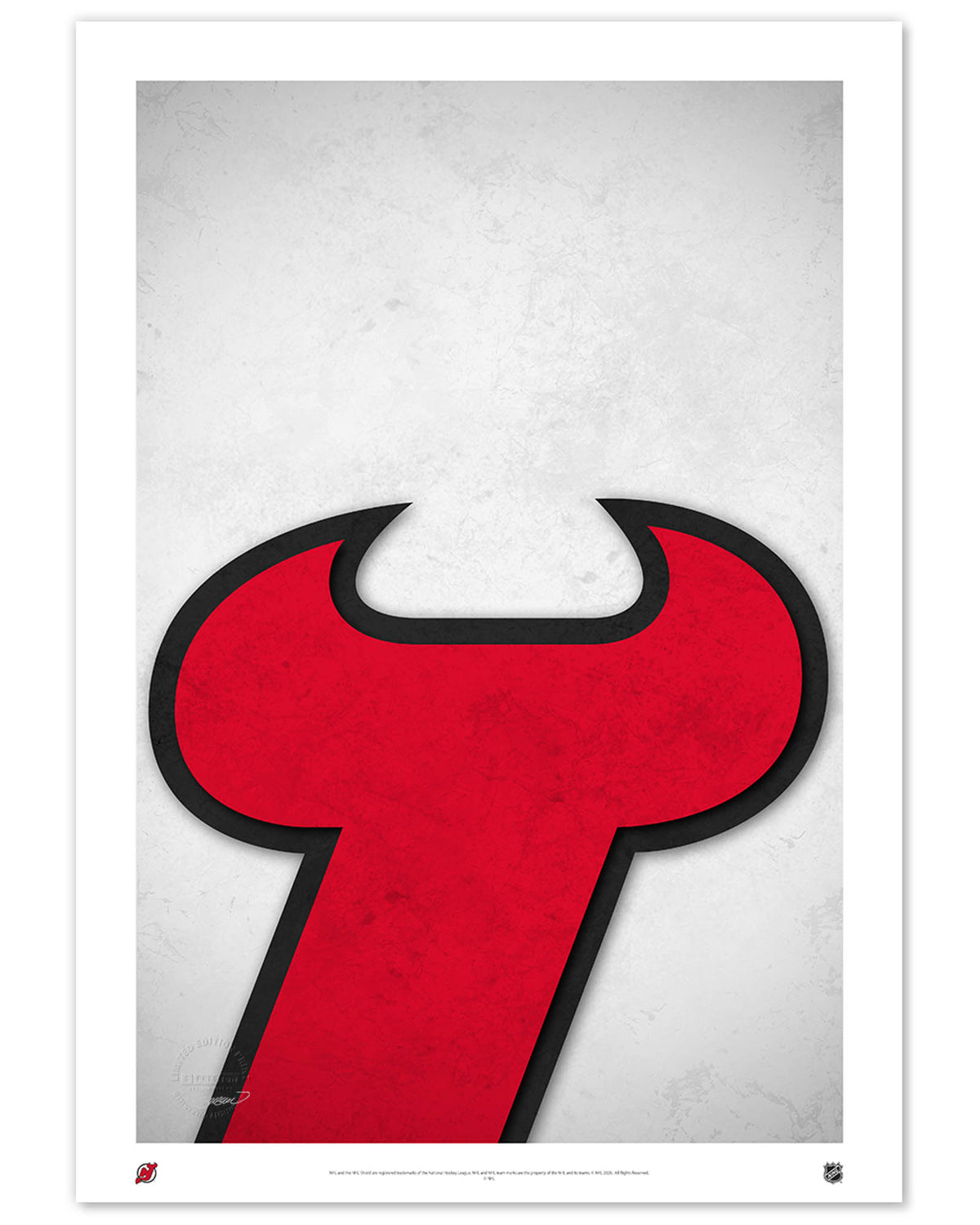 Minimalist Logo - New Jersey Devils