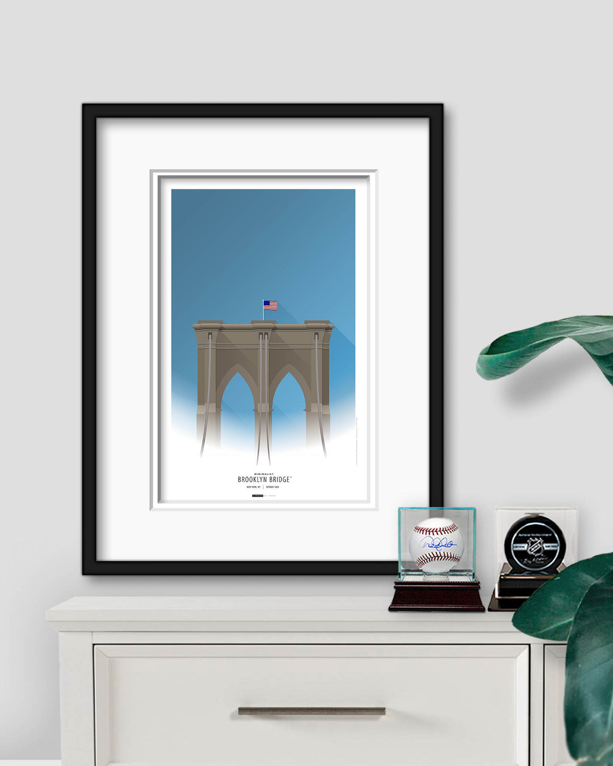 Minimalist Brooklyn Bridge - New York City