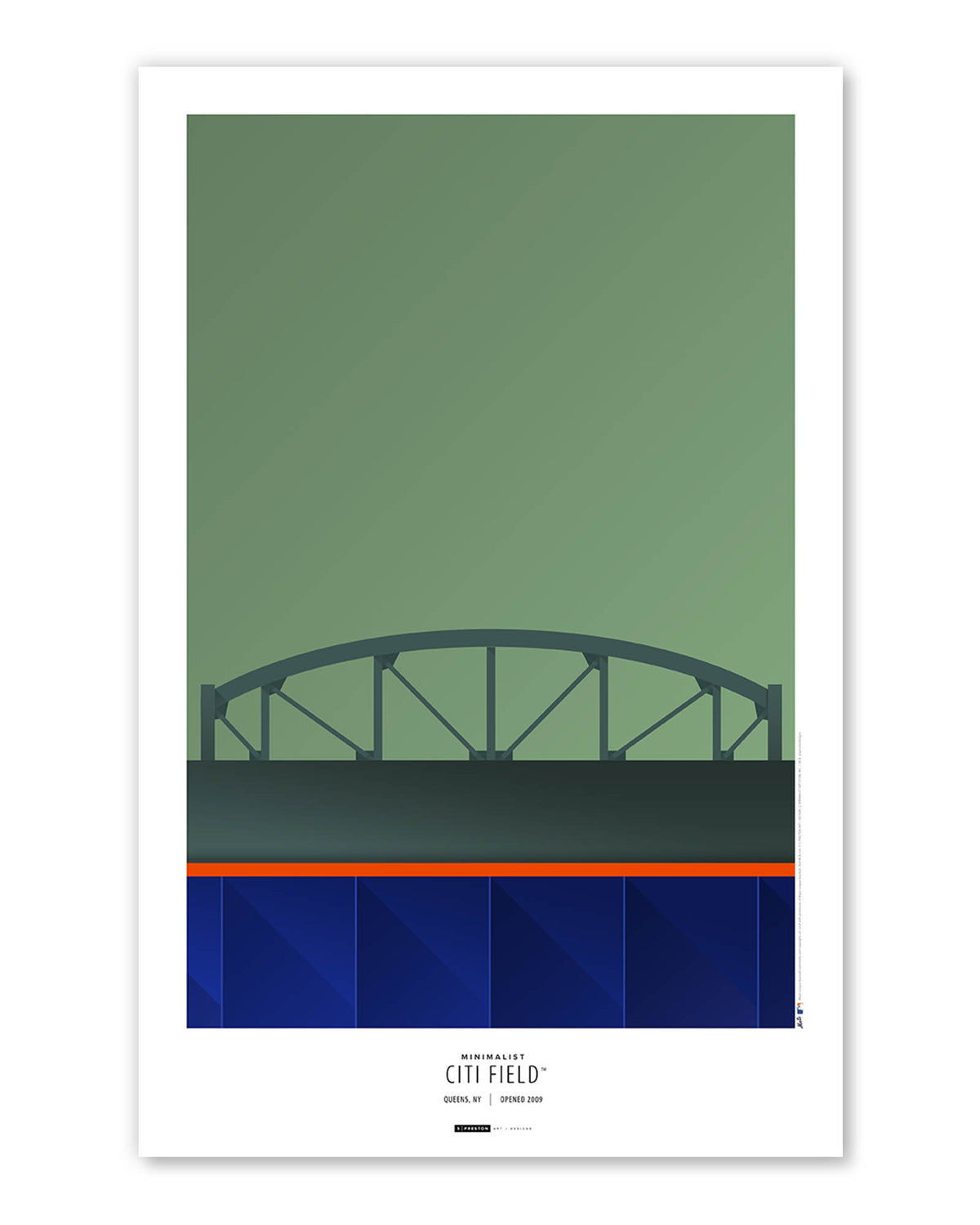 Minimalist Citi Field (Shea Bridge)