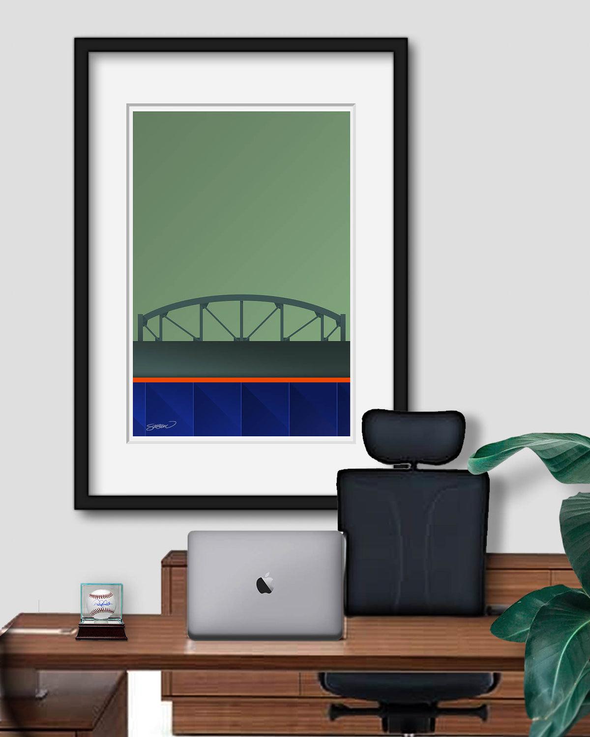 Minimalist Citi Field (Shea Bridge)