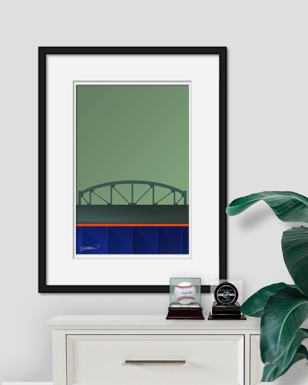 Minimalist Citi Field (Shea Bridge)