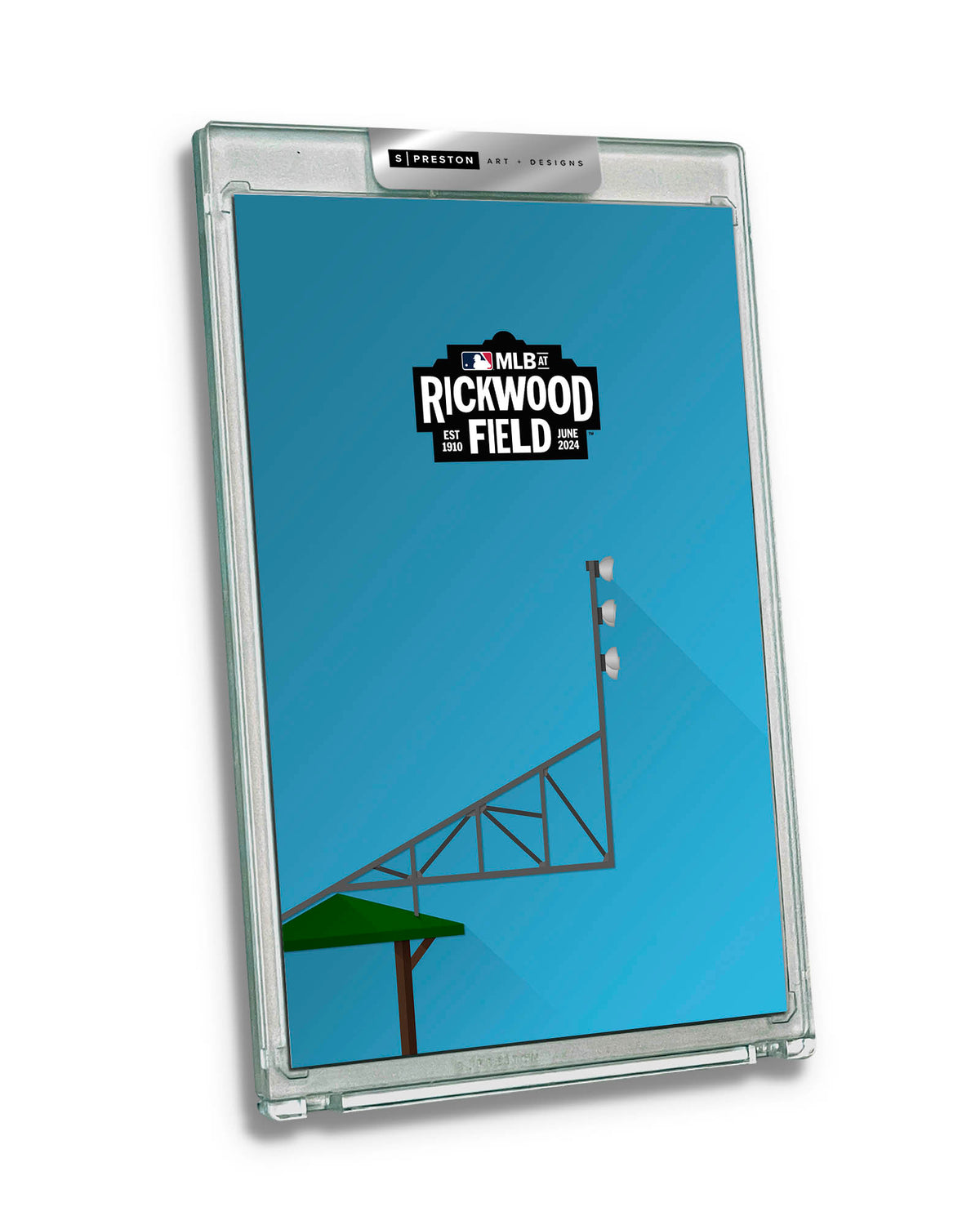2024 MLB at Rickwood Field Sketch Art Card Slab