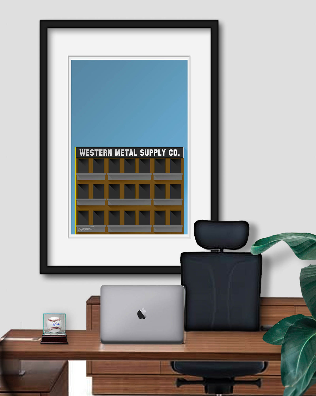 Minimalist Petco Park Art Print