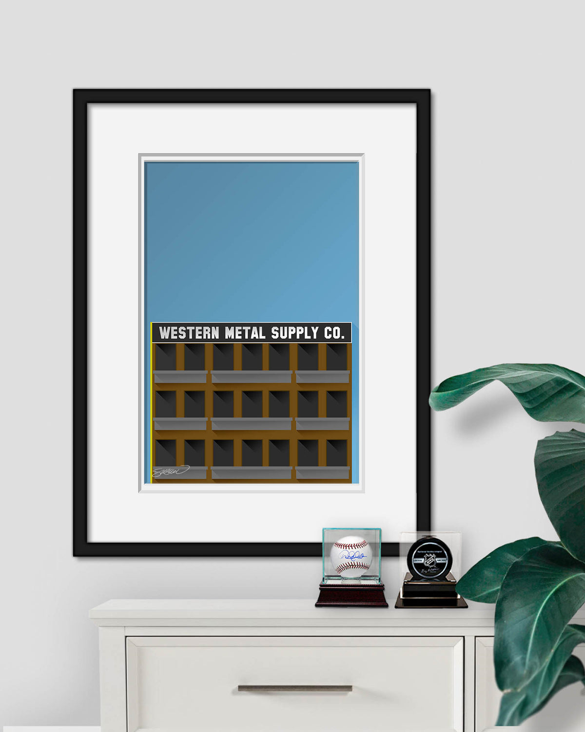 Minimalist Petco Park Art Print
