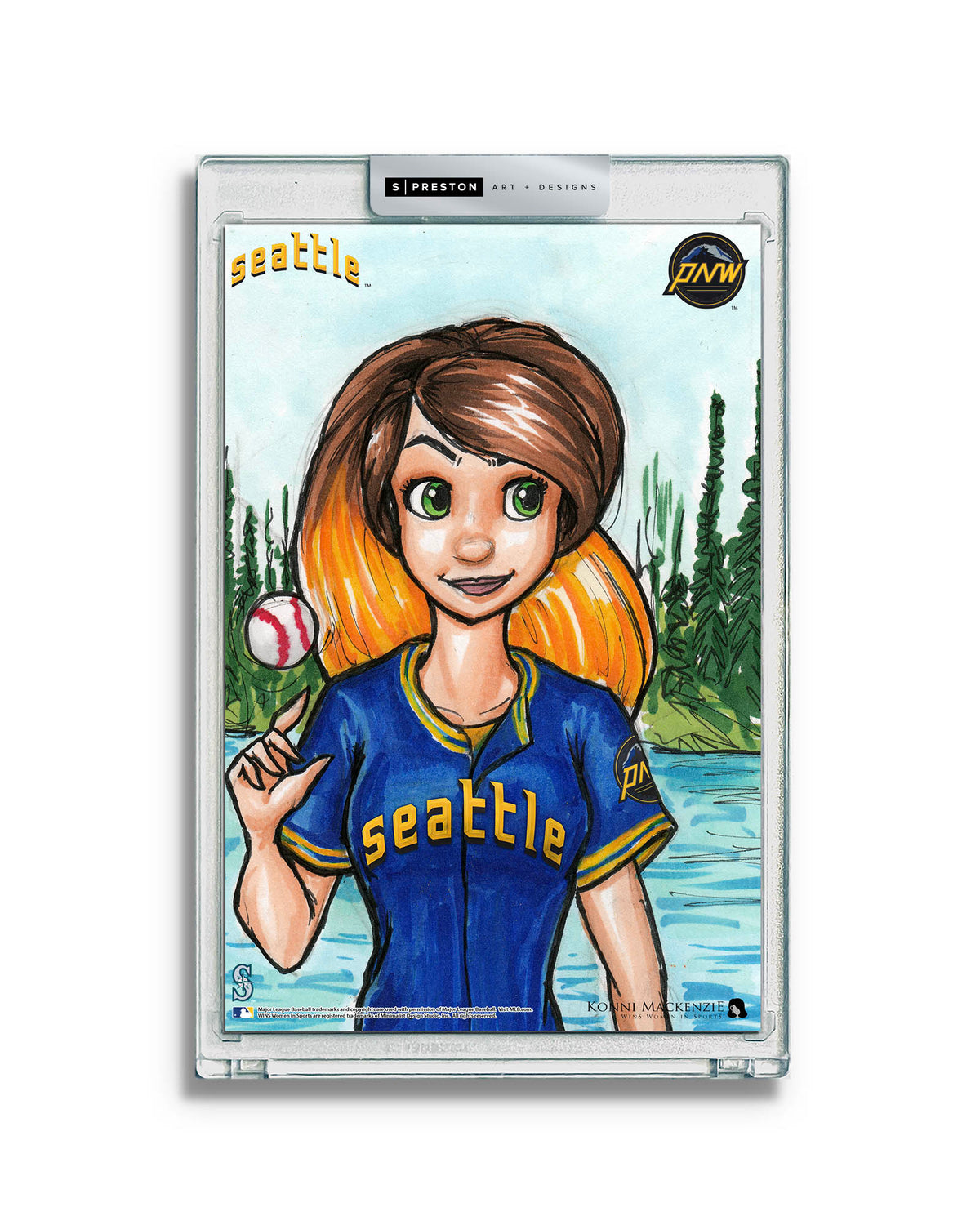 WinS® Seattle Mariners City Connect - Konni Mackenzie Art Card Slab