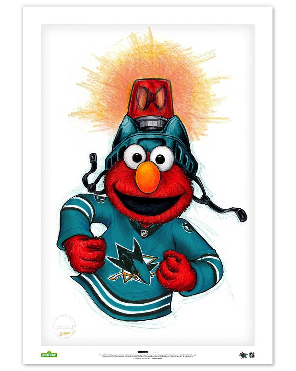 Elmo Loves Goals! x NHL - Sesame Street - Los Angeles Kings by S ...