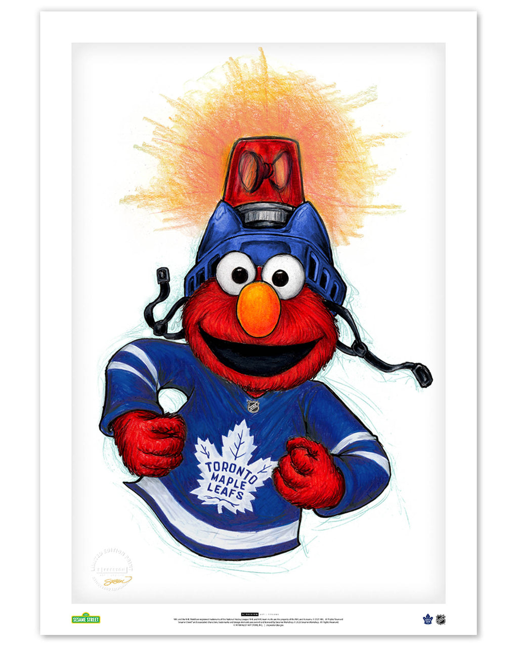 Elmo Loves Goals! x NHL - Sesame Street - Toronto Maple Leafs – S ...