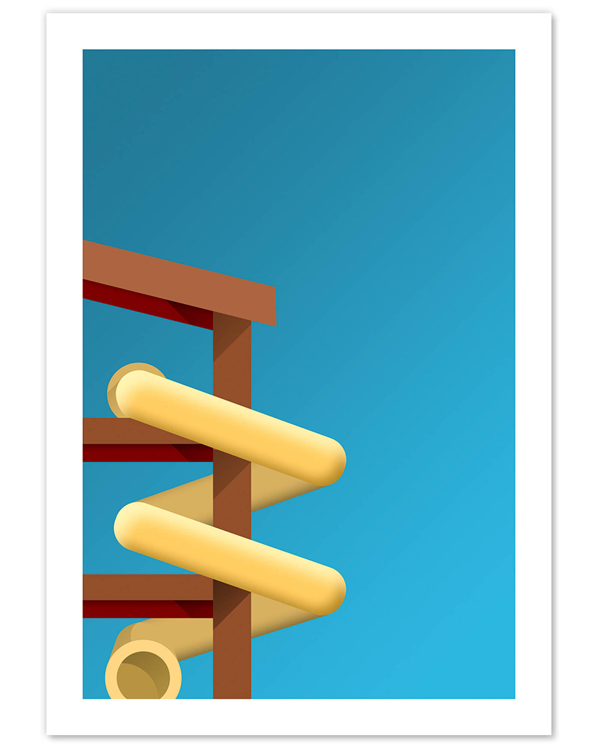 Minimalist Fox Cities Stadium Art Print