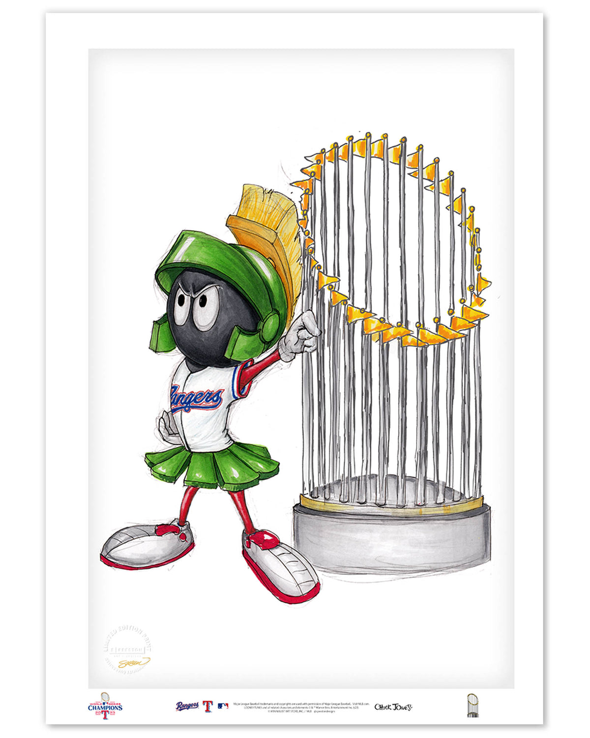 World Series Marvin The Martian 2023 Limited Edition Art Print