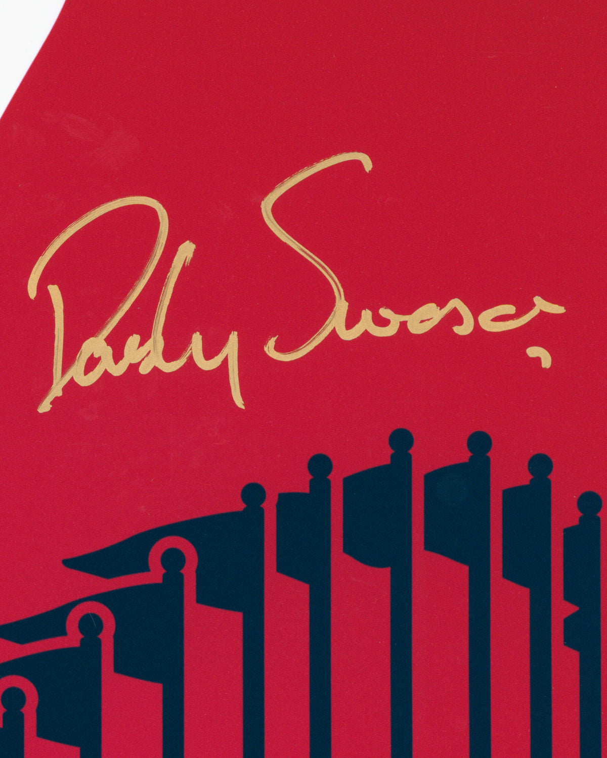 Minimalist World Series 2021 - Dansby Swanson Autographed Poster Print - Authenticated