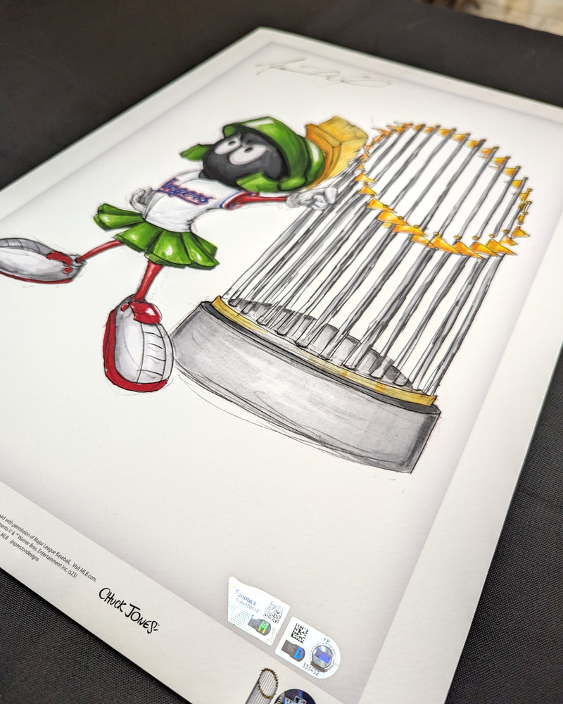 Minimalist 2023 World Series Marvin the Martian Hologram