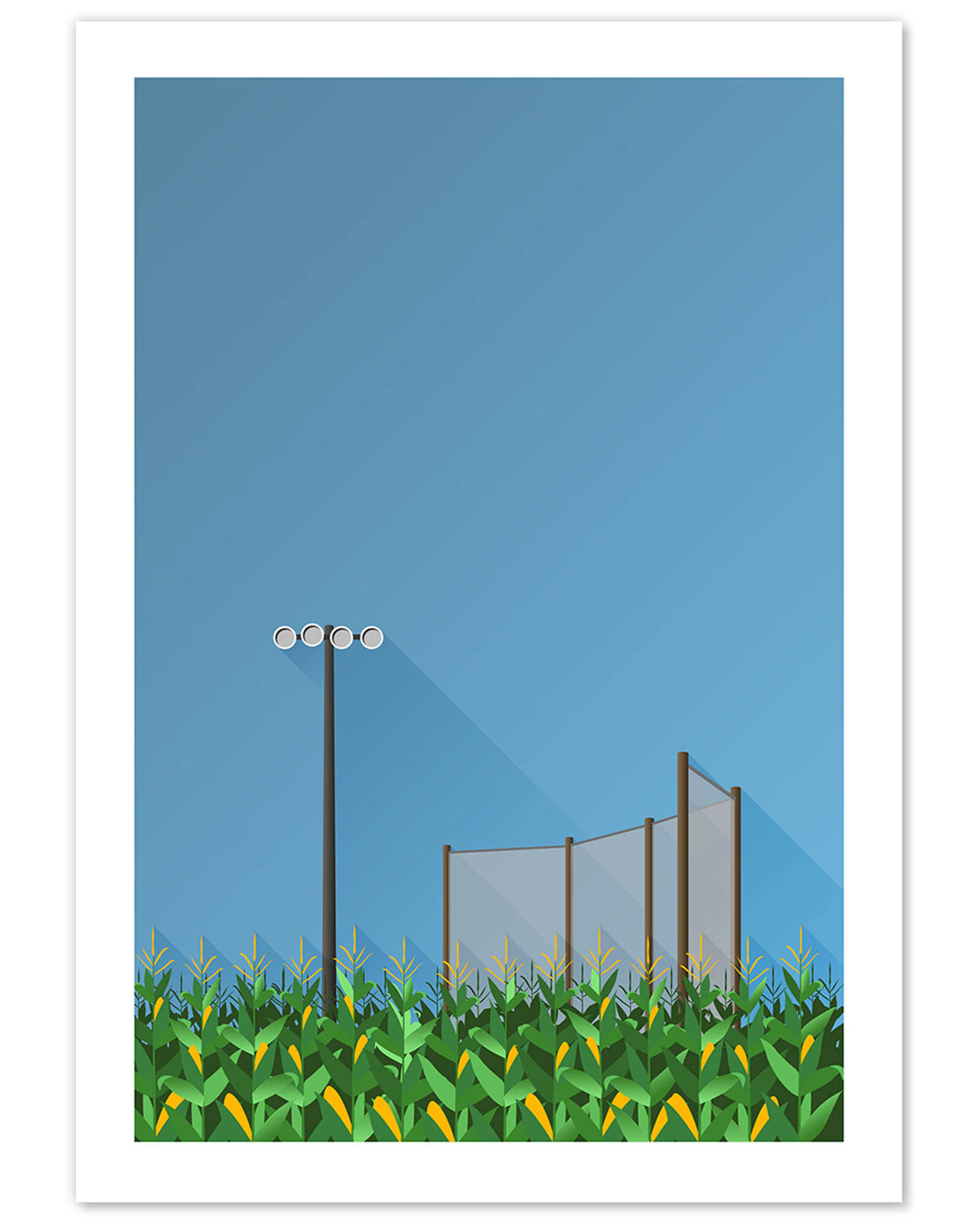Minimalist Field Of Dreams Art Print