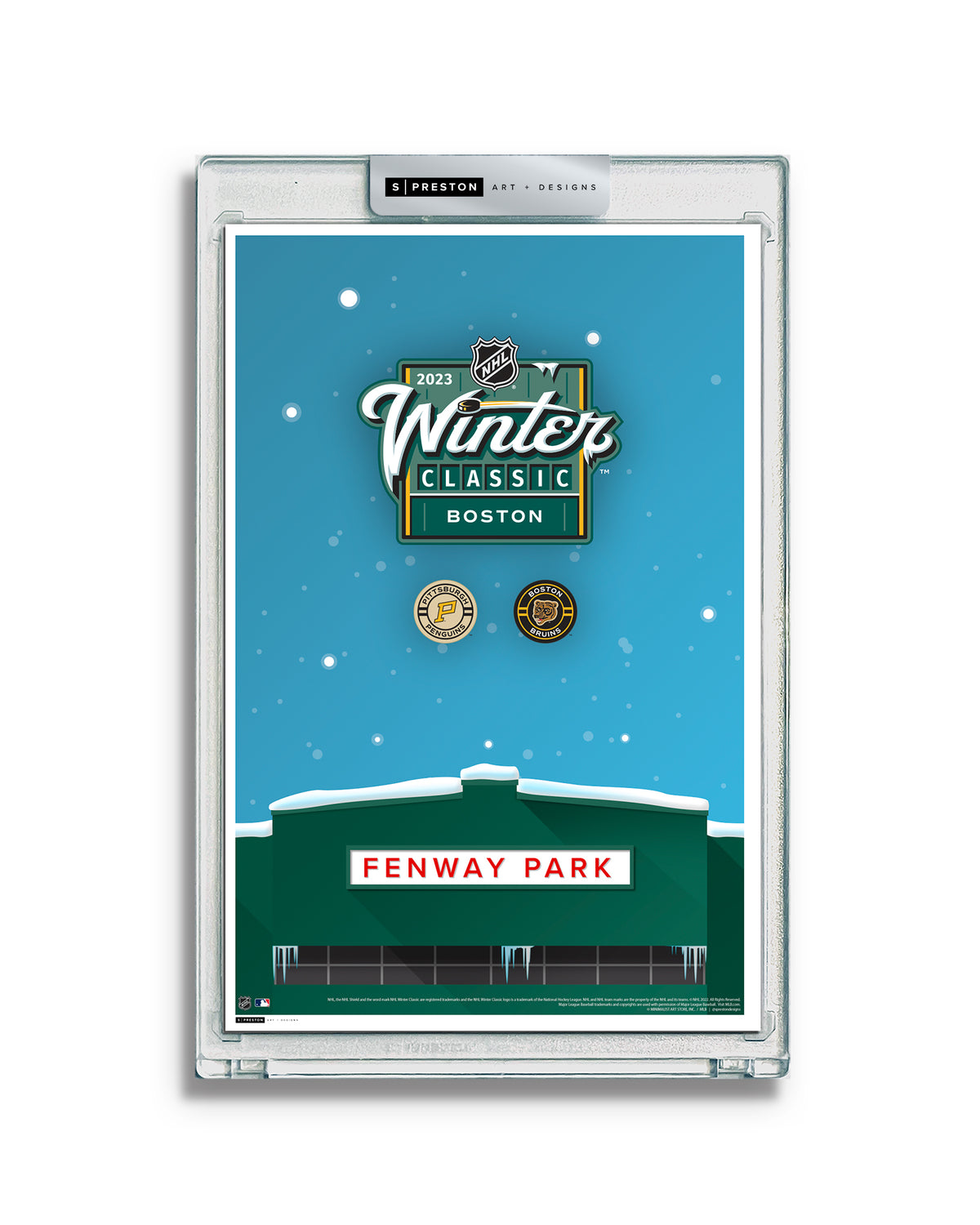 2023 NHL Winter Classic Limited Edition Art Card Slab (Sold Out)