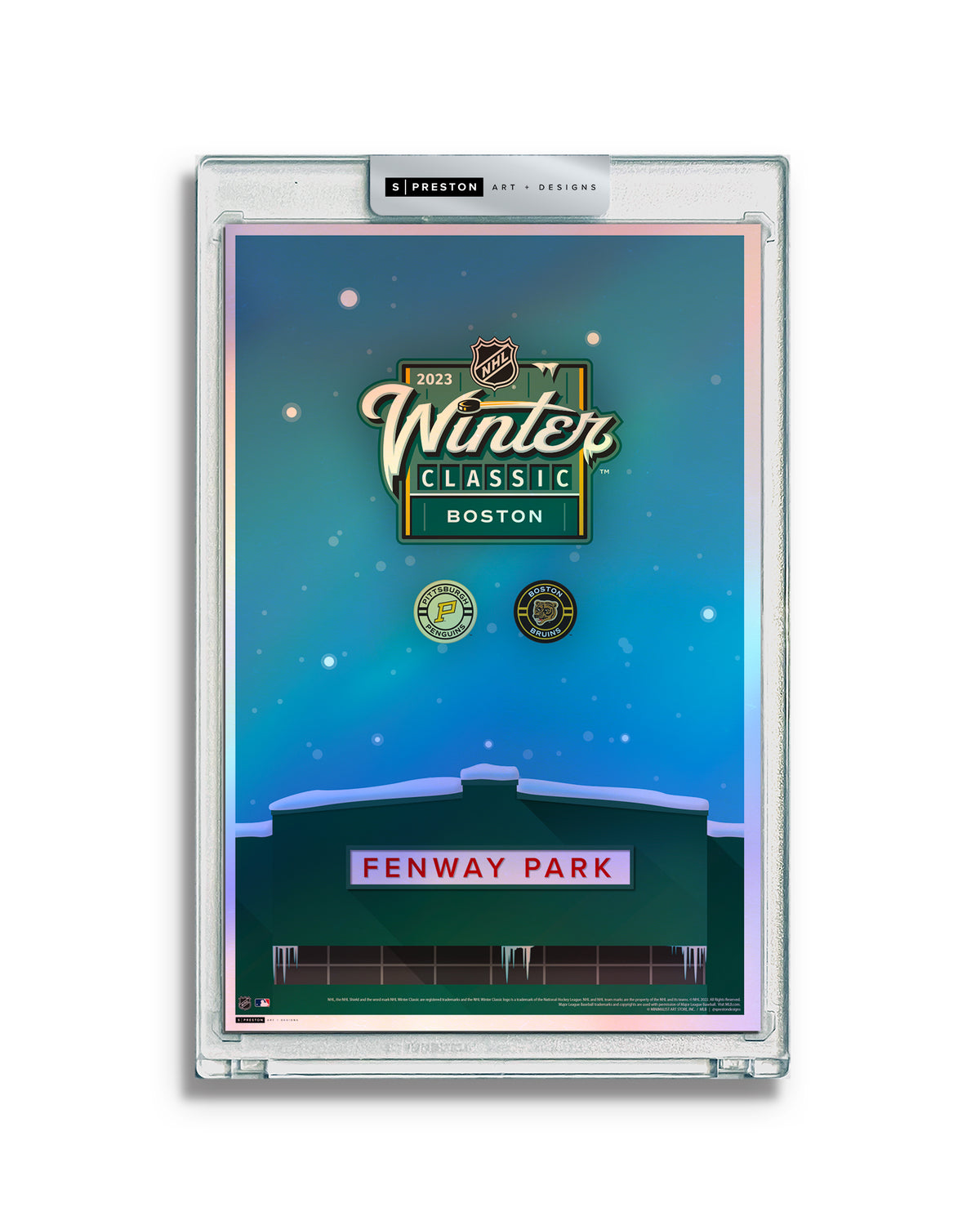 2023 NHL Winter Classic Limited Edition Art Card Slab (Sold Out)