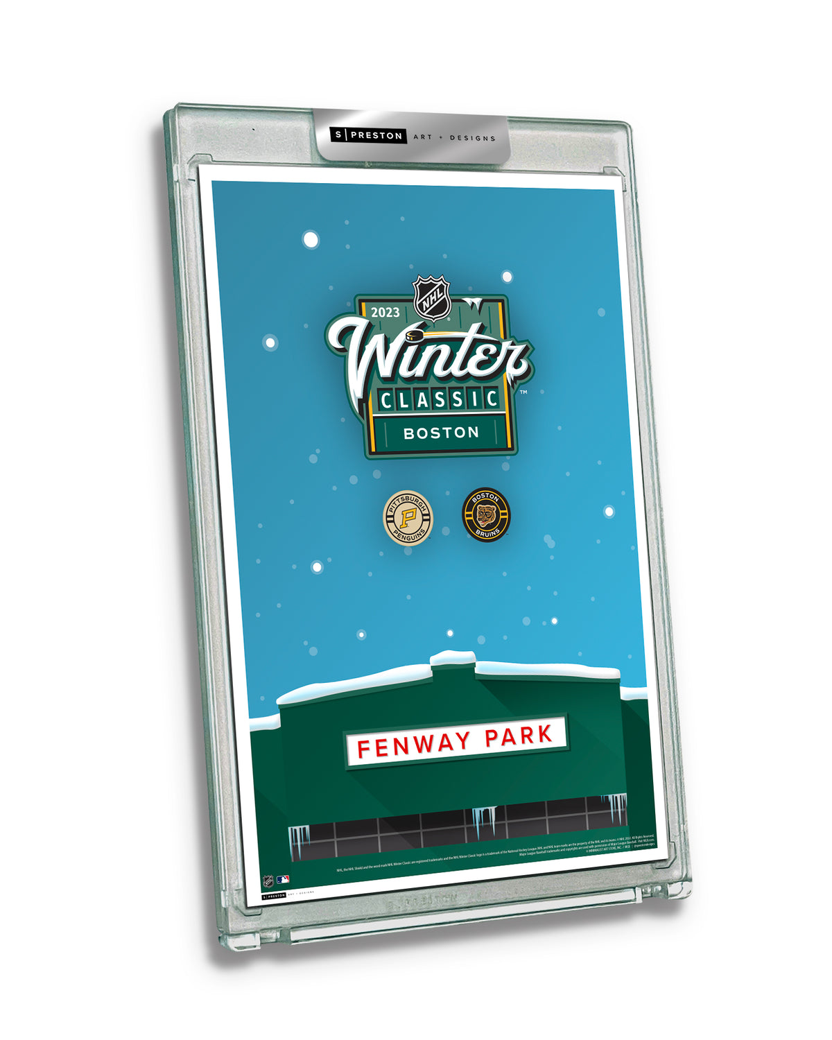 2023 NHL Winter Classic Limited Edition Art Card Slab (Sold Out)