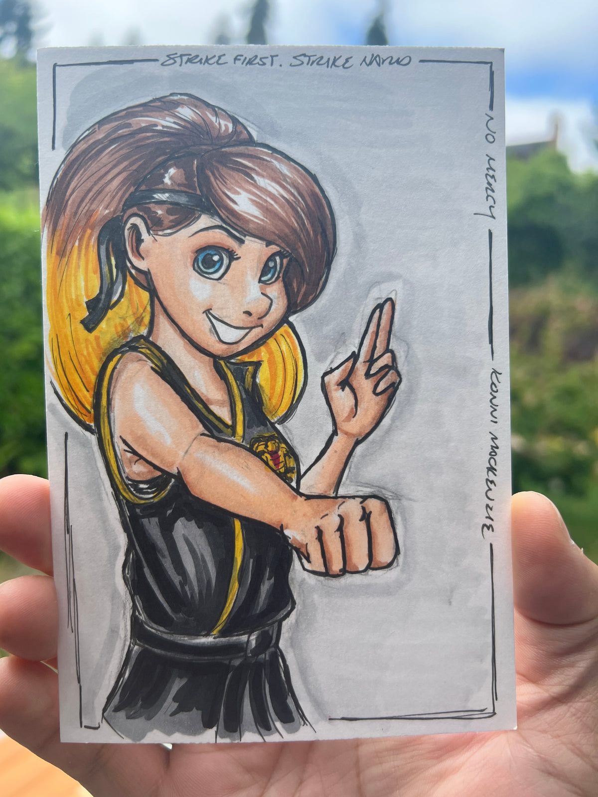 WinS® Every Day Konni Mackenzie Original Art Card Slab 2023-07-07