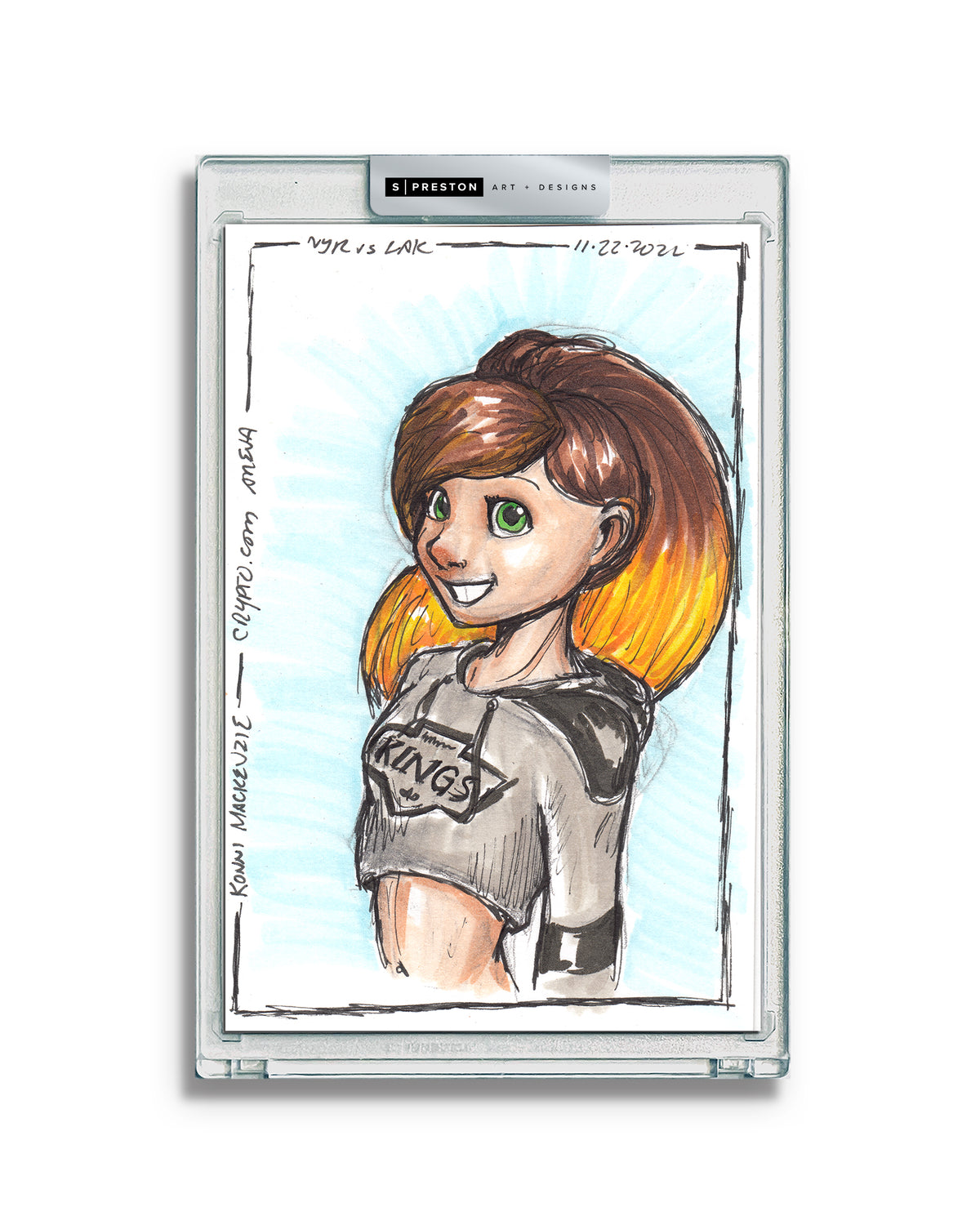 WinS® Every Day Konni Mackenzie Original Art Card Slab 2022-11-22